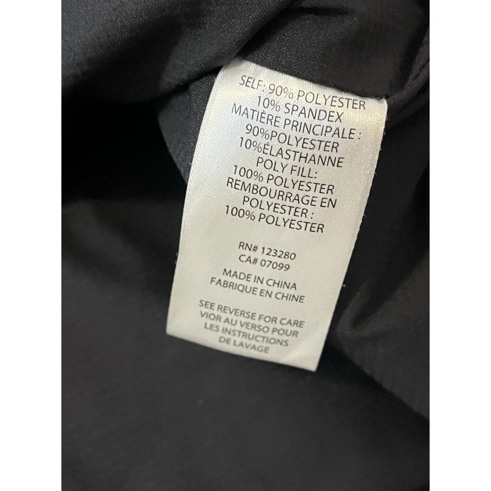 Travis Mathew Palisades Full Zip Quilted Puffer Vest Black Men's Size XXXL